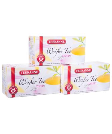 Teekanne White Tea Jasmine pack of 3 (3 x 20 tea bags) 3 x 25 g 20 pieces (pack of 3)