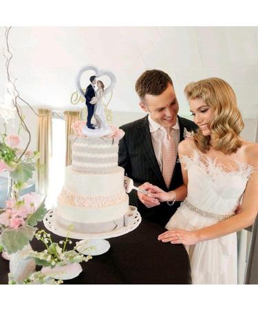 Teksome Couple Cake Toppers Resin Wedding Toppers for Cake Wedding Cake Decorations Wedding Cake Toppers Bride And Groom Figures - Buy Online on GoSupps.com