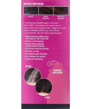 Everpro Gray Away Root Concealer Black/Dark Brown 1.5 oz. - Temporary Coverage - Buy Online on GoSupps.com