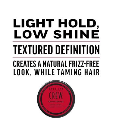 American Crew Men's Hair Pomade 3 Oz - Light Hold & Low Shine Hair Gel - Natural Formula - Pack of 1 - Buy Online on GoSupps.com