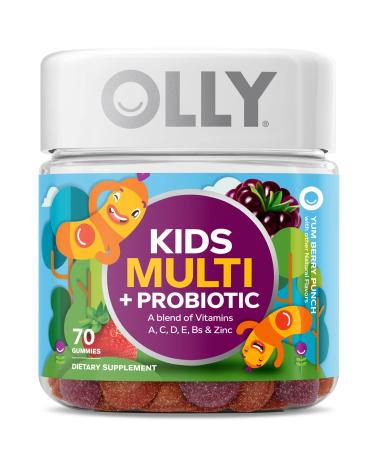 OLLY Kids Probiotic Gummy Multivitamin  -70 Capsules