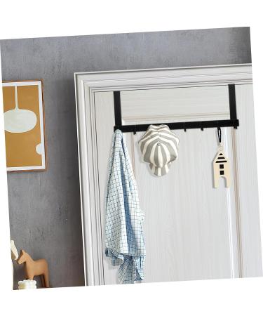 DOITOOL Space Aluminum Door Hanger Has Stood Towel Hanger Hook Holders Coat Hanger for Door Storage Cabinet - Buy Online on GoSupps.com
