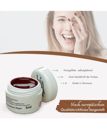 GS-NAILS Pink Milky UV Color Gel - 5ml Hardening Nail Gel for Art & Design | Self-Smoothing Formula | International Shipping - Buy Online on GoSupps.com