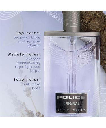 Police Original - Fragrance For Men - Fougere Scent - Opens With Notes Of Bergamot Blood Orange And Apple Blossom - Lavender Rosemary And Clary Sage Middle - Tonka Bean Base - 3.4 Oz EDT Spray 3.4 Fl Oz (Pack of 2) - Buy Online on GoSupps.com