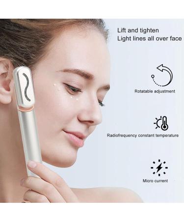 Electrical Eye Massager - Hot Compression Microstromic Eye Lift with Red LED Light for Dark Circles & Tired Eyes - International Shipping Available - Buy Online on GoSupps.com