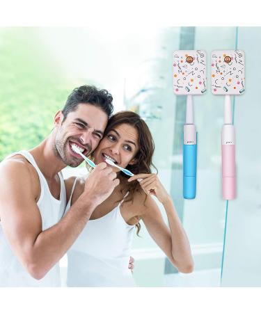 SARMOCARE Portable Toothbrush Case with 99.9% Cleaning Effect - Fits All Toothbrushes - Home and Travel - Geometry White (B200-2) - 1 Count - Buy Online on GoSupps.com