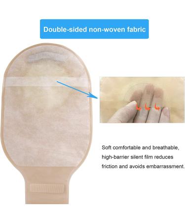 Colostomy Bags - Cut-to-Fit Drainable Ostomy Pouch for Ileostomy Stoma Care - Box of 10 - Buy Online on GoSupps.com