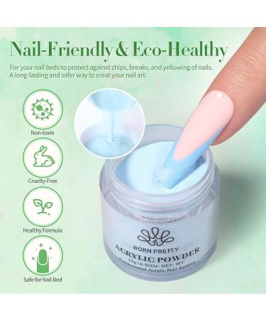 BORN PRETTY Acrylic Powder Set - 36 Colors Professional Nail Art Kit for All Seasons - 3D Acrylic Powder for French Nail Extensions - Buy Online on GoSupps.com