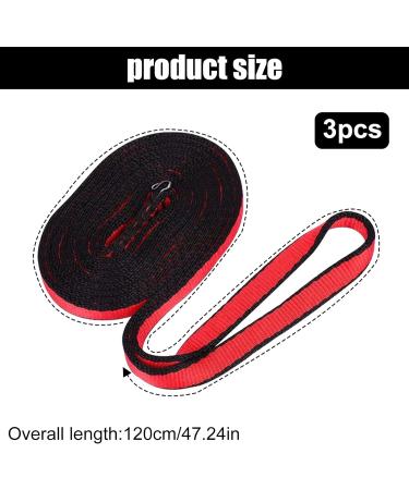 Toatelu 3-Piece Nylon Climbing Loop 16mm 150cm - Certified 23kN Band Loop for Fire Brigade Outdoor Activities Yoga Hammocks & Abseiling (Red) - Buy Online on GoSupps.com