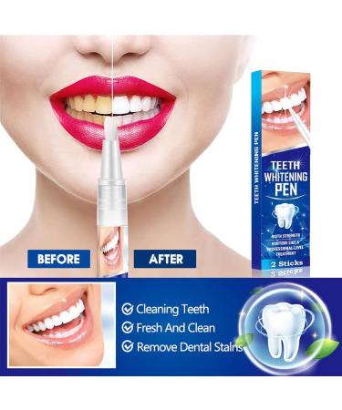 Pemarlis Teeth Whitening Pen - 2 Pack Bleaching Gel for Fast Effective Stain Removal & Gentle Whitening - Buy Online on GoSupps.com