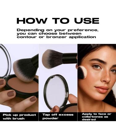 Poudre de Contour Bronzant Mat - Poudre Compacte Tout-En-Un Pour Contourer Les Cheveux Et Le Nez Sculpture Du Visage Finition Lisse Pigment Durable Adapt Divers Tons De Peau (#4 6g) #4 6 g (Lot de 1) - Buy Online on GoSupps.com