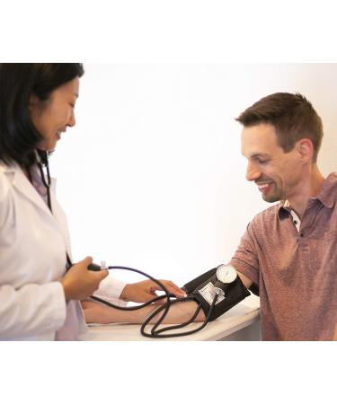 Primacare DS-9192 Adult Size Blood Pressure Kit with Aneroid Sphygmomanometer and Stethoscope - Latex-Free Inflation System, Nylon Cuff - Professional Grade - Buy Online on GoSupps.com