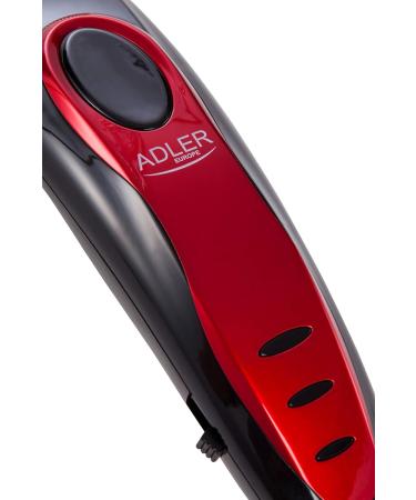 ADLER AD2825 Hair Clipper - Glossy Red Steel Design Multi-Colour One Size | International Shipping Available - Buy Online on GoSupps.com