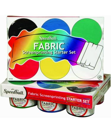 Speedball Fabric Screenprinting Ink Starter Set - High-Quality Inks for Beginners - Buy Online on GoSupps.com