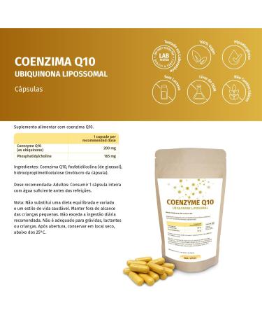  ERASVITAL Coenzyme Q10 Liposomal 200 mg per capsule 180 capsules for 6 months supply - Buy Online on GoSupps.com