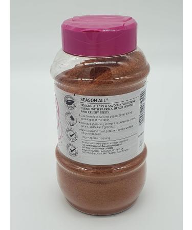 Schwartz SEASON ALL Seasoning. Savoury Seasoning blend of Black pepper Paprika and celery seeds. Suitable for Vegetarians 840g. By Limitless Essentials - Buy Online on GoSupps.com