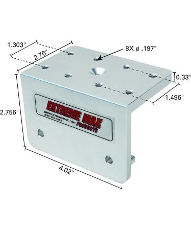 Extreme Max 3005.4402 90 Aluminum Slider Base for Tracker Versatrack Systems - Buy Online on GoSupps.com