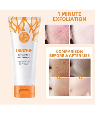  Sloane orange e whitening facial exfoliator deep cleansing for dry normal oily and combination skin facial exfoliating gel deep cleansing and - Buy Online on GoSupps.com
