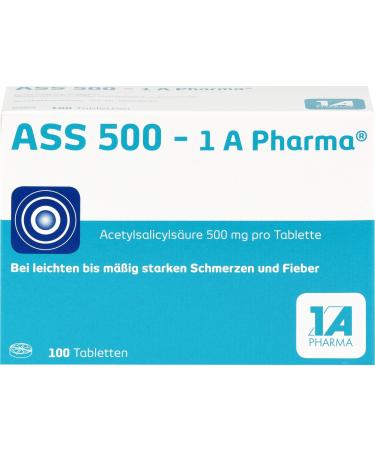 ASS 500-1A Pharma tablets 100 ST