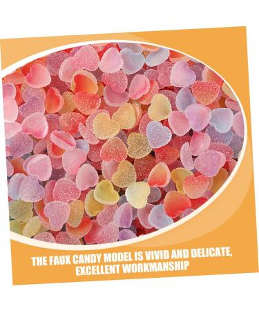 Vaguelly 50pcs Simulation Gummies Faux Candy Fake Candy Home Forniture Decor Homedecor Models Candies Fake Soft Candy Desktop Soft Candy Model Fudge Props Material Decorate Resin - Buy Online on GoSupps.com