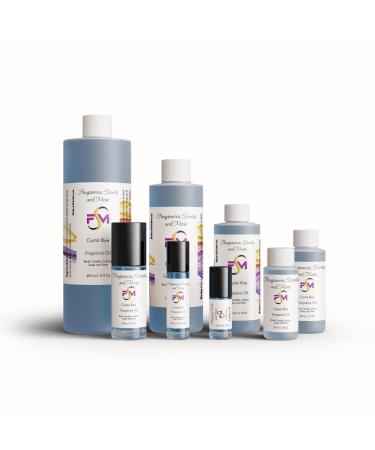 Crystal Blue Fragrance Oil - 3 Bottles 1 Fl Oz Glass Roll On (30ml) 1.01 Fl Oz (Pack of 3)