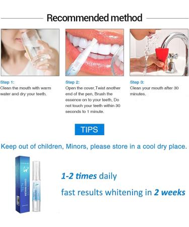 LANTHOME Teeth Whitening Kit - 3Pcs Essence, Pen, Deluxe Set | Intensive Stain Removal and Yellowing Reduction | Oral Care Products - Buy Online on GoSupps.com