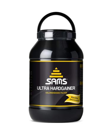 5000 calories a day - Weight Gainer with Whey Protein Powder - Mass Gainer Support Food For Maximum Fast Weight Gain - Muscle Building & Mass Setting Sams Ultra Hardgainer (Vanilla 2250g)
