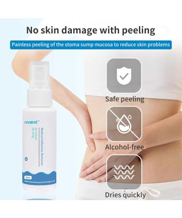 Sting-Free Medical Adhesive Remover Spray - 6 oz for Stomas & Wounds | Alcohol-Free Solution - Buy Online on GoSupps.com