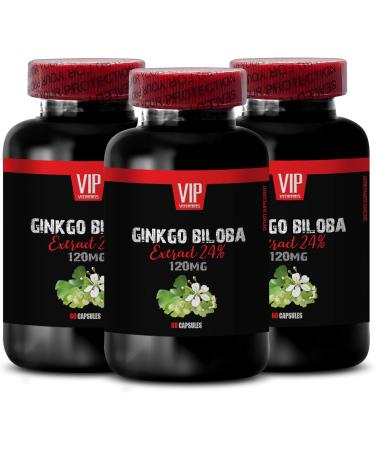 Ginkgo BILOBA Supplement - Ginkgo Biloba Memory Ginkgo Biloba Pills Clear Decision-Making Encourages Balanced Thinking Sharpens Your Daily Focus Natural Brain Energy Ginkgo Supplement 1Bot - Buy Online on GoSupps.com