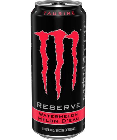 Monster Energy Reserve Watermelon 473mL Cans Pack of 12 Watermelon 473ml (Pack of 12) - Buy Online on GoSupps.com