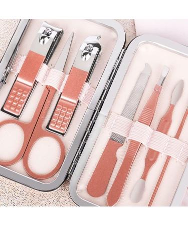 Nail Clipper Set 7-Piece Set of Nail Clippers Set Nail Set Personal Care Set Decoration Foot Set Beauty Set for Male and Female Friends (Rose Gold) Nail Clipper Kit - Buy Online on GoSupps.com