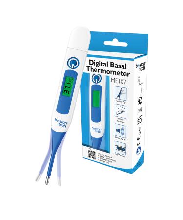 Digital and basal thermometer for babies children and adults fever alarm.Flexible tip fast and accurate oral rectal or axillary temperature in 10s easily readable and housing