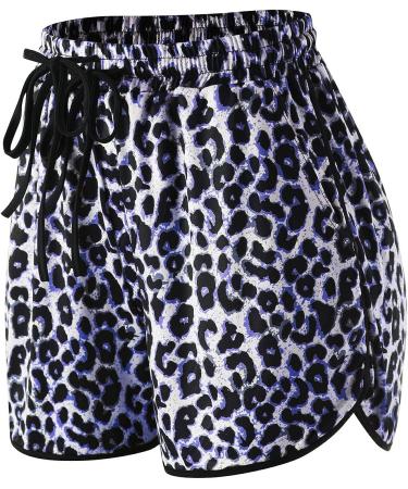 Women's Running Shorts with Pockets | Tummy Control | Soft Cotton Lounge Shorts - Dark Blue, X-Large - Buy Online on GoSupps.com