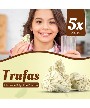 CHAMBALL 15 Chocolate Truffles with: Chilli Pepper Nutmeg and Pistachio Biscuits Ideal for Tasting and Offering - Box of Artisanal Belgian Chocolates - Assortment of Premium Chocolates - Buy Online on GoSupps.com