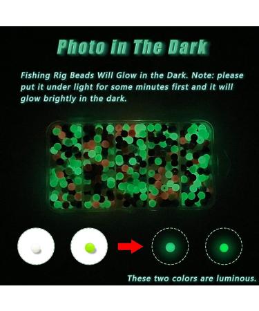 CWSDXM Fishing Beads 6mm 8mm Round Mixture Bait Kits for Saltwater/Freshwater Fishing Rigs - 500pcs - Buy Online on GoSupps.com