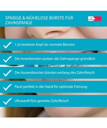 Edel+White Ortho Braces Toothbrush & Interdental Cleaner | Ultimate Teeth & Gum Care for Orthodontics - Buy Online on GoSupps.com