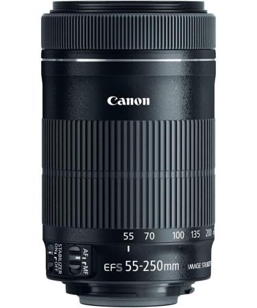 Canon EF-S 55-250mm F4-5.6 is STM Lens - High-Quality Zoom Lens - Buy Online on GoSupps.com