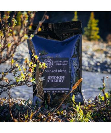 OLE Smokes Coffee | Whole Bean Coffee | Medium Roast | Smoked Blend | Smokin Cherry | 12 OZ Bag | Pack of 2 - Buy Online on GoSupps.com