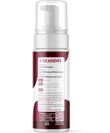 Seagenix Extra Strength Joint Relief Foam Next Generation Fast-Acting Magnesium Formula for Joint Stiffness & Mobility Support Engineered to Outperform Legacy Foams - Buy Online on GoSupps.com