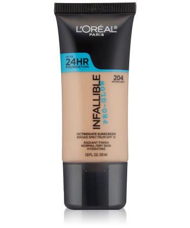 L'Or al Paris Infallible Pro-Glow Foundation Natural Buff 1 fl. oz.