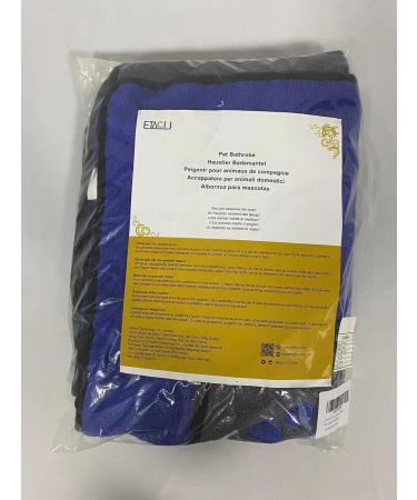 Etaccu Extra Absorbent Dog Towel - Fast Drying Microfiber Bath Accessory for Pets | 70x100 cm (Blue) - Buy Online on GoSupps.com