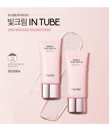 Re:NK Radiance Color Cream EX SPF30 PA++ (30ml) - Brightening Hydrating & UV Protection - International Shipping Available - Buy Online on GoSupps.com