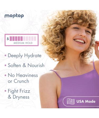 Buy Curling Hair Custard for All Hair Types Anti-Frizz Moisturizer & Curl Activator with Aloe | 8oz - International Shipping Available - Buy Online on GoSupps.com