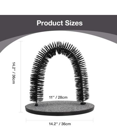 Arch Cat Groomer Cat Self Grooming Brush Cat Toy Cat Self Groomer Massager and Cat Scratcher Hair Trimming Brush Cat Scratcher Pet Toy Pattern ONE - Buy Online on GoSupps.com