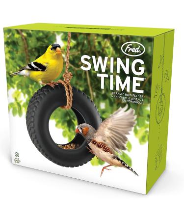 Fred Swing Time Ceramic Bird Feeder - Stylish and Durable Feeding Solution - Buy Online on GoSupps.com