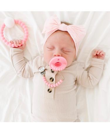 Ryan and Rose Cutie Teether Rattle in Taffy - Soothing Baby Toy - Buy Online on GoSupps.com