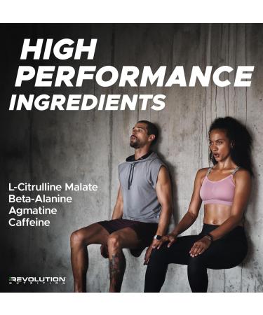 Revolution Nutrition TNT Pre-Workout Powder Pumps & Strength Extreme Intensity Hyper Concentrate Citrulline Malate 2:1 Beta Alanine Agmatine Sulfate Caffeine For Men & Women 255g 30 Servings (Sour Cherry Blast 0.56 Pound) - Buy Online on GoSupps.com