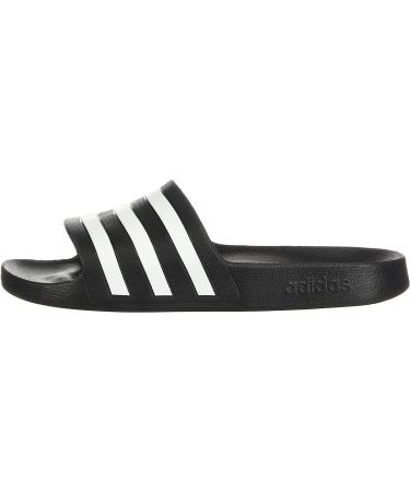 adidas Adilette Aqua Slides Sandal - Unisex Size 8, Black/White - Buy Online on GoSupps.com