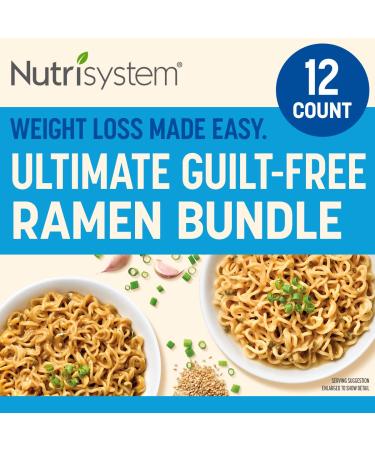 Nutrisystem Ultimate Ramen Noodles Lunch Bundle - 10g Protein, Guilt-Free & Easy-to-Prepare - 12ct - Buy Online on GoSupps.com