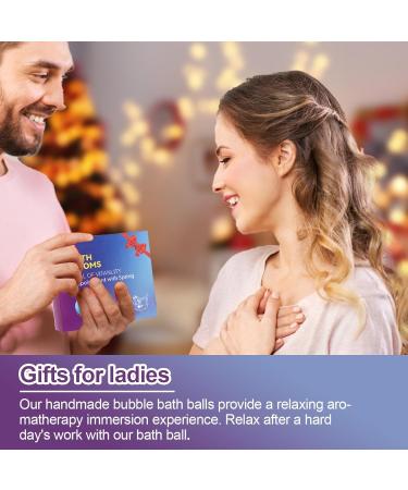 Aromatherapy Shower Bombs | Spa Bombs Set | Handmade Shower Bombs Spa Bombs Natural Sea Salt Shower Bombs Fragrant Bubble Bath Bomb Shower Bombs for Bubble Spa - Buy Online on GoSupps.com